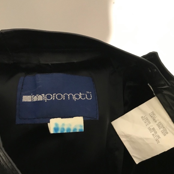 1980’s vintage Impromptu real leather pencil skirt - Picture 7 of 7